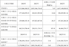 收入同比增加24.27%；同比添加6.4